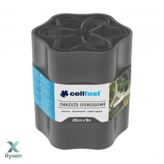 Obrzeże ogrodowe 20cm x 9m Cellfast grafitowe CELLFAST