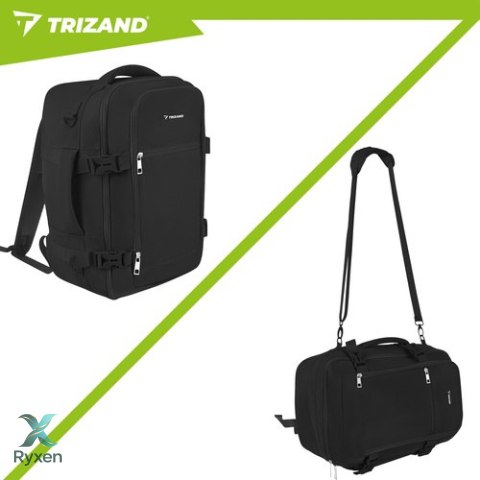 Plecak turystyczny 40x25x20cm czarny Trizand TRIZAND