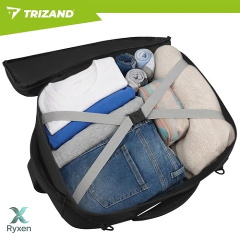 Plecak turystyczny 40x25x20cm czarny Trizand TRIZAND