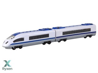 Pociąg Kolejka Zdalnie Sterowany 65 cm Światła R/C Biały LEAN TOYS
