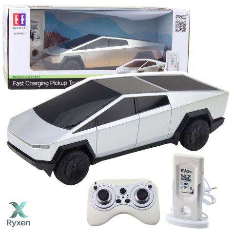 Samochód Zdalnie Sterowany RC Pickup Truck 4 Tryby Jazdy Srebrny DOUBLE E