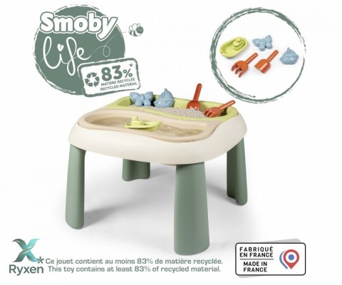 Stolik do zabawy wodą i piaskiem life SMOBY