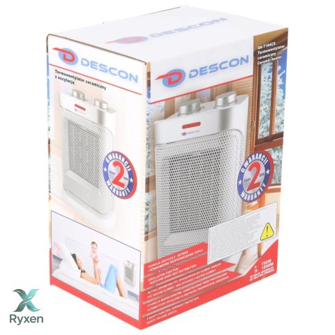 Termowentylator ceramiczny z oscylacją 1500w Dedra