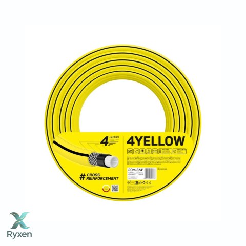 Wąż ogrodowy Cellfast 4YELLOW 3/4" 20m CELLFAST