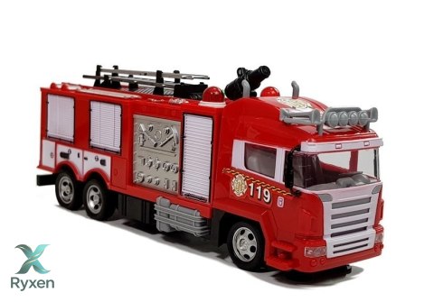 Wóz Strażacki Straż Pożarna na Radio R/C Zdalnie Sterowany Czerwony LEAN TOYS