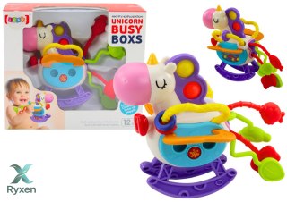 Zabawka Sensoryczna Konik Gumowe Elementy Grzechotki LEAN TOYS