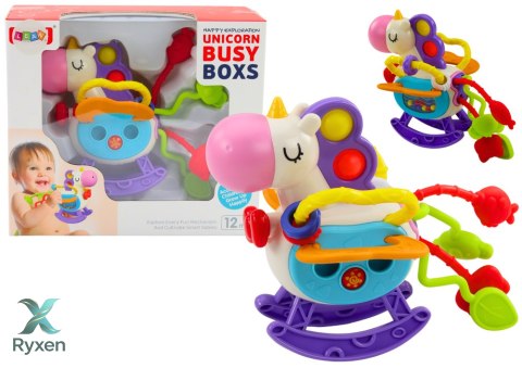 Zabawka Sensoryczna Konik Gumowe Elementy Grzechotki LEAN TOYS