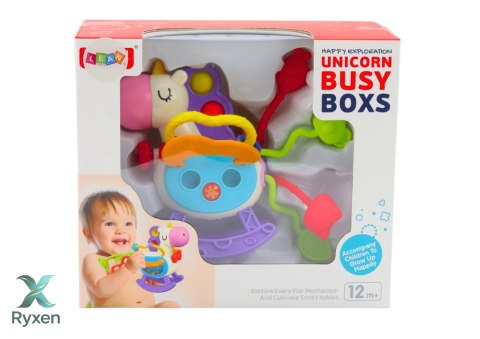 Zabawka Sensoryczna Konik Gumowe Elementy Grzechotki LEAN TOYS