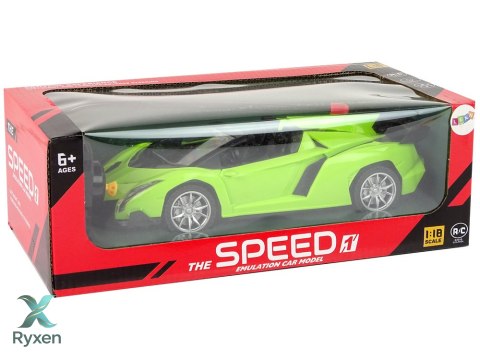 Zdalnie Sterowane Auto Sportowe R/C 1:18 Zielone LEAN TOYS