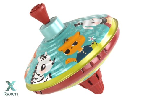 Bączek Metalowy Wirujący Zwierzątka Zabawka Tradycyjny LEAN TOYS
