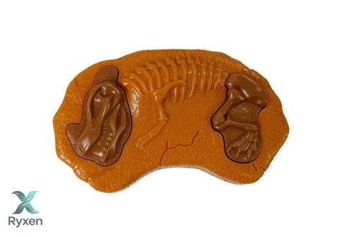Dinozaur Zdalnie Sterowany R/C Brąz Dźwięk Światło Tyranozaur LEAN TOYS