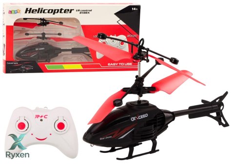 Helikopter Zdalnie Sterowany RC Żyroskop Czerwony LEAN TOYS