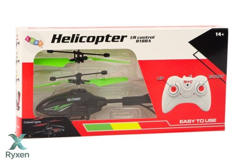Helikopter Zdalnie Sterowany RC Żyroskop Zielony LEAN TOYS