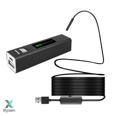 Kamera endoskopowa inspekcyjna warsztatowa telefon pc 3w1 android ios wi-fi RTO