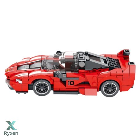 Klocki Konstrukcyjne Samochód Wyścigowy FXX-K Czerwony 360 el. LEAN TOYS
