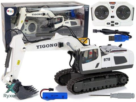Koparka Zdalnie Sterowana Koła Gąsiennicowe 2.4 G Pilot LEAN TOYS
