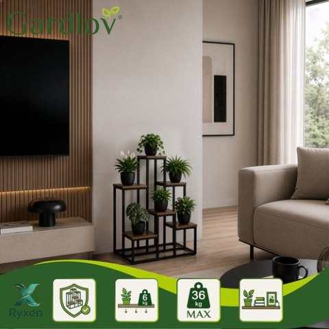 Kwietnik stojący 67cm - 6 półek Gardlov GARDLOV