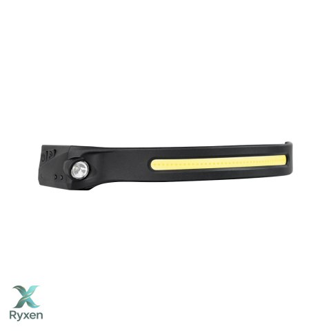 Latarka czołowa akumulatorowa (5W COB+ 3W Led) - opaska Rebel