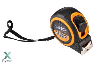 Miara zwijana stalowa 5 m x 25 mm, magnes NEO TOOLS
