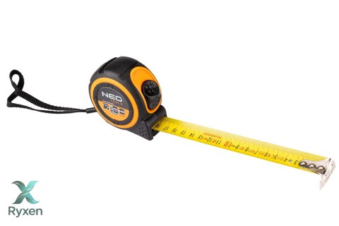 Miara zwijana stalowa 5 m x 25 mm, magnes NEO TOOLS