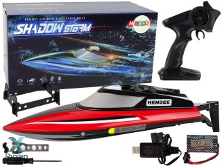 Motorówka R/C Zdalnie Sterowana 2.4G Czerwona 20-25 KM/H LEAN TOYS