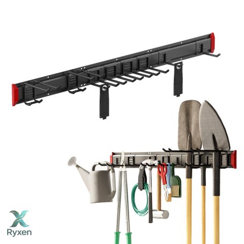 Ścienny organizer na narzędzia Maclean, stalowy, max. obciążenie 228kg, szerokość 1222mm, MC-179 Maclean