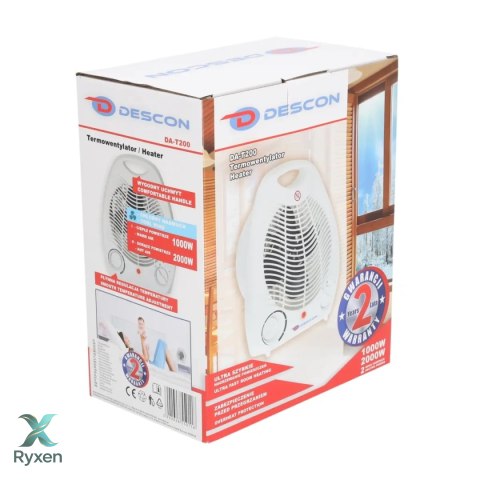 Termowentylator 1000/2000w Dedra