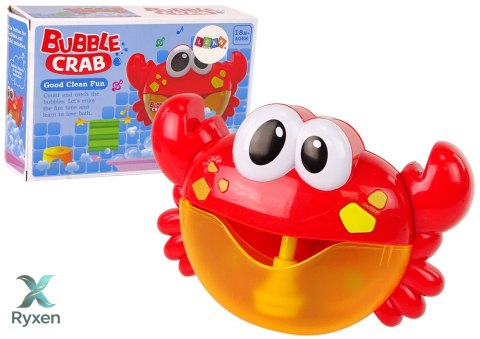 Zabawka Do Kąpieli Generator Baniek Mydlanych Krab Czerwony LEAN TOYS