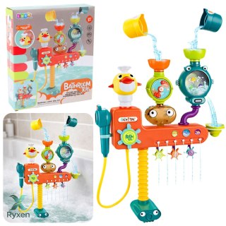 Zabawka Przelewowa Do Kąpieli Kołowrotek Kubeczki Prysznic LEAN TOYS