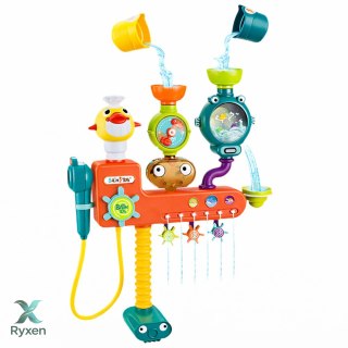 Zabawka Przelewowa Do Kąpieli Kołowrotek Kubeczki Prysznic LEAN TOYS