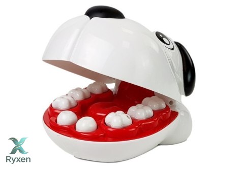 Zestaw Małego Lekarza Dentysty Pies Szczoteczka Wyciskana Pasta do Zębów Dentysta LEAN TOYS