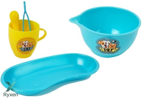 Zestaw Małego Lekarza Dentysty Pies Szczoteczka Wyciskana Pasta do Zębów Dentysta LEAN TOYS