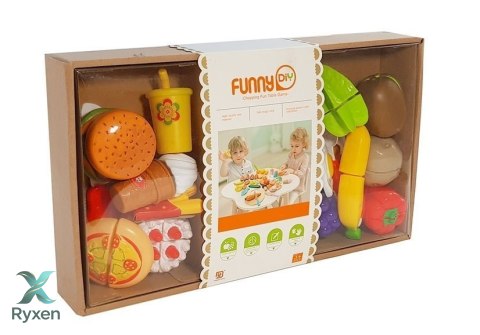 Zestaw Warzyw i Owoców do Krojenia LEAN TOYS