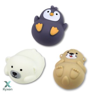 Zestaw Zabawki Do Kąpieli Zwierzątka w Łódeczkach Zjeżdżalnia 11 el. LEAN TOYS
