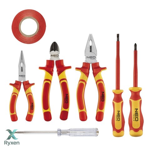 Zestaw szczypiec i wkrętaków 1000V, 7 szt. NEO TOOLS