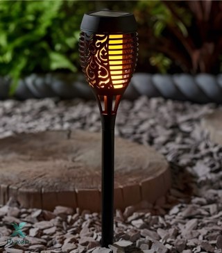 8x lampa solarna ogrodowa pochodnia led efekt płomieni ogień wbijana ozdoba RTO
