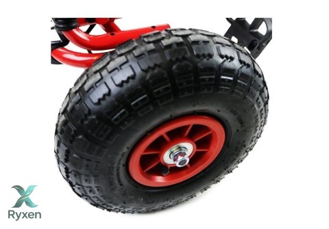 Gokart Czerwony A-15 Pompowane Koła LEAN CARS