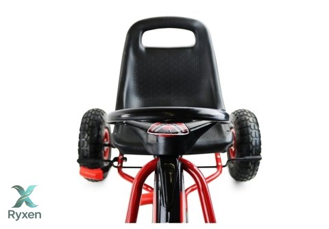 Gokart Czerwony A-15 Pompowane Koła LEAN CARS