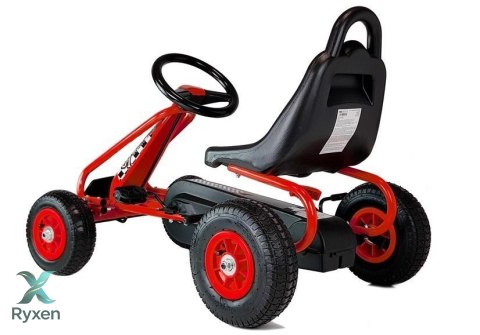 Gokart na Pedały G201 Czerwony LEAN TOYS