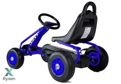 Gokart na Pedały G201 Niebieski LEAN TOYS