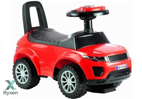 Jeździk dla Malucha 613W Gra + Świeci Czerwony LEAN CARS