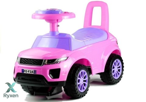 Jeździk dla Malucha 613W Gra + Świeci Różowy LEAN CARS