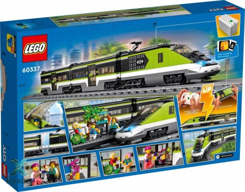 Klocki city 60337 ekspresowy pociąg pasażerski LEGO