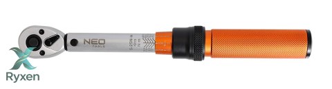 Klucz dynamometryczny 1/4", 5-25 Nm NEO TOOLS