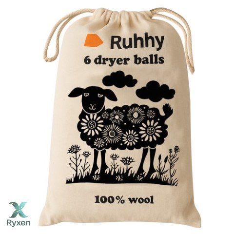 Kule wełniane do suszarki 6 szt. Ruhhy 25704 RUHHY