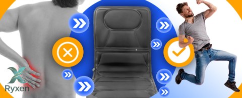 Mata masująca wibracyjna materac do masażu na łóżko fotel 12 silnikow pilot - sr319 RTO