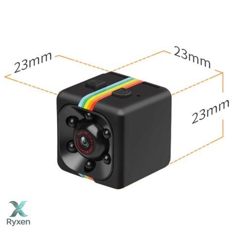 Mini kamera szpiegowska detekcja ukryta hd full hd kamerka mała RTO