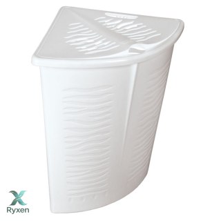 Narożny kosz na bieliznę Zebra 45L BranQ biały BranQ