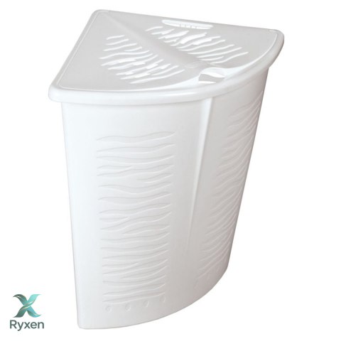 Narożny kosz na bieliznę Zebra 45L BranQ biały BranQ