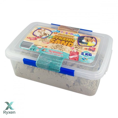 Piasek dynamiczny 5kg w pudełku, naturalny TUBAN